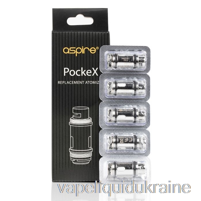 Vape Ukraine Aspire PockeX Replacement Coils 0.6ohm Coils